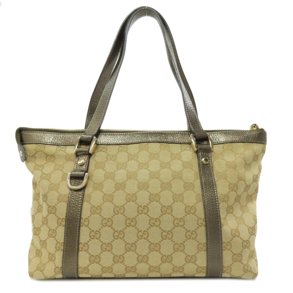 Gucci Canvas Abbey Bag Tote GG